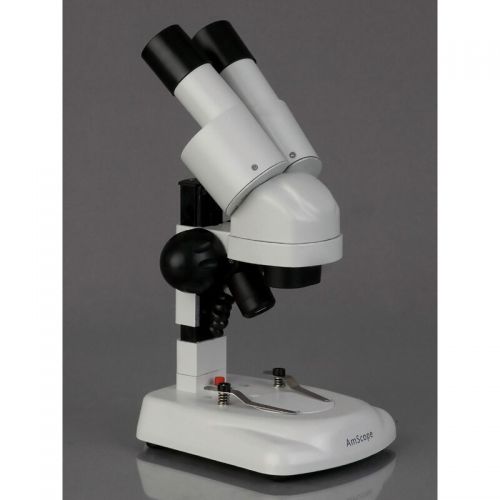  20x Cordless LED Portable Binocular Stereo Microscope by AmScope