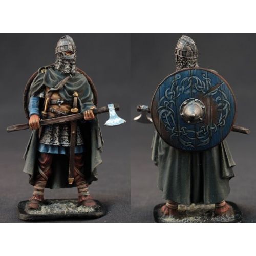  21st Century Toys Tin toy soldiers ELITE painted 54 mm Anglo Saxon Warrior with axe - VII Centur