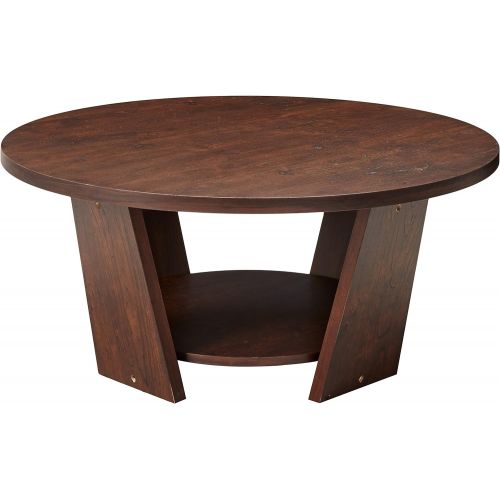  24/7 Shop at Home 247SHOPATHOME Quinine Coffee Table, Vintage Walnut