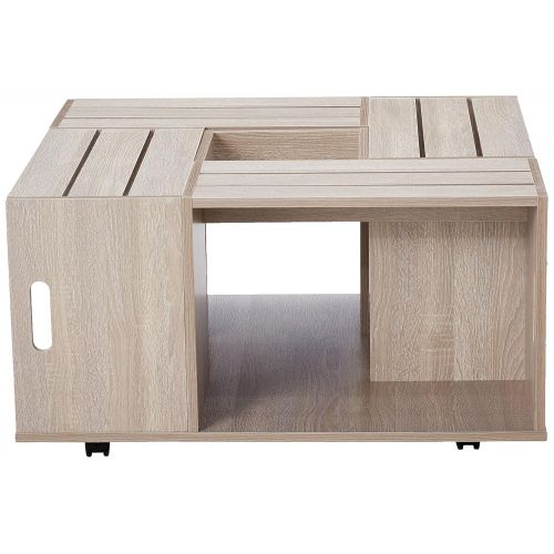  24/7 Shop at Home 247SHOPATHOME YNJ-142-11 Coffee-Tables, White