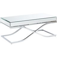 24/7 Shop at Home 247SHOPATHOME coffee-tables, Chrome