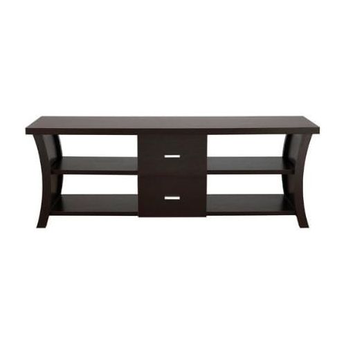  24/7 Shop at Home 247SHOPATHOME Caria Tv Console, Cappuccino