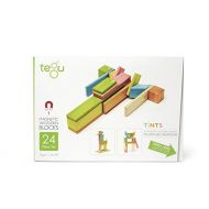 24 Piece Tegu Magnetic Wooden Block Set, Tints