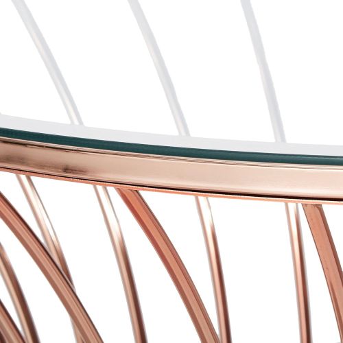  24/7 Shop at Home 247SHOPATHOME coffee-tables, Rose Gold
