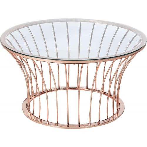  24/7 Shop at Home 247SHOPATHOME coffee-tables, Rose Gold