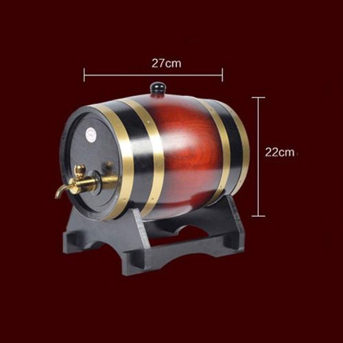  258852 Eichenfass Rotweinfass Weissweinfassdekoration Holzweinfass Haushaltslagerfass Kupferring 3L / 5L / 10L / 20L / 30L / 50L / 100L / 150L / 225L (Size : H)