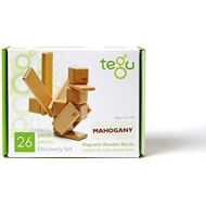 26 Piece Tegu Discovery Magnetic Wooden Block Set, Mahogany