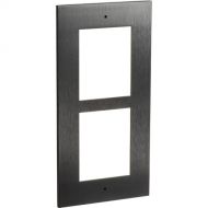 2N Flush Frame for 2 IP Verso Modules (Black)