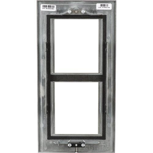  2N Flush Frame for 2 IP Verso Modules (Black)