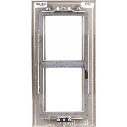  2N Flush Frame for 2 IP Verso Modules (Nickel)