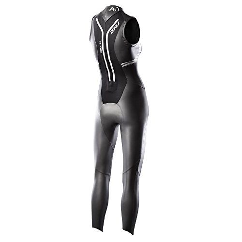  2XU Womens A:1 Active Sleeveless Wetsuit, Small Tall, BlackWhite