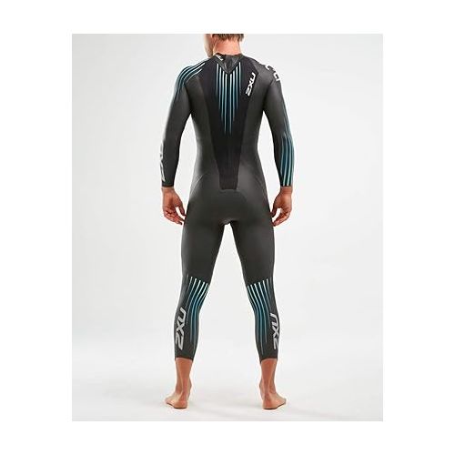  2XU Men's P:1 Propel Wetsuit - Black/Blue Ombre