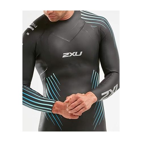  2XU Men's P:1 Propel Wetsuit - Black/Blue Ombre