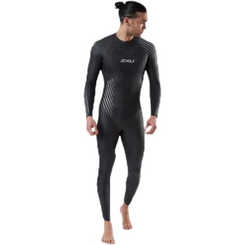  2XU Men's P:1 Propel Wetsuit - Black/Silver Shadow