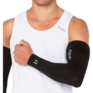 2XU Unisex Compression Flex Arm Sleeve - Muscle Support for Enhanced Sports Performance and Recovery - Black/Nero