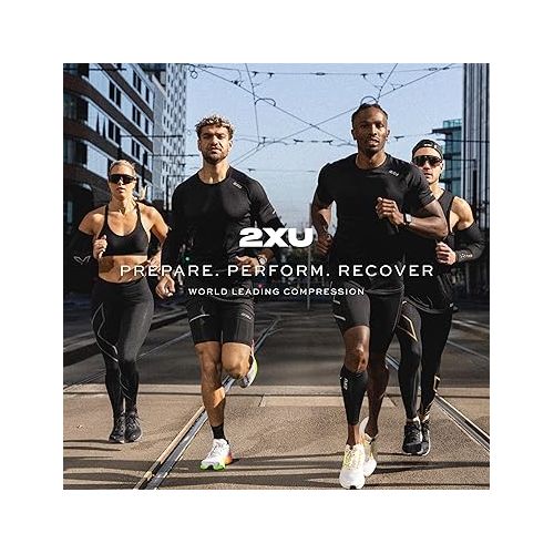  2XU Flight Compression Socks, Black/Black, Medium 1