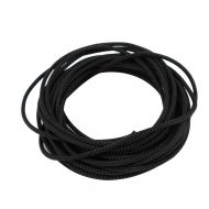 2mm Dia Tight Braided PET Expandable Sleeving Cable Wire Wrap Sheath Black 5M