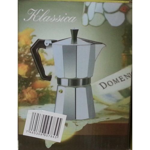  3 Cup Stovetop Espresso Maker - For Gas, Electric, or Ceramic Stovetops