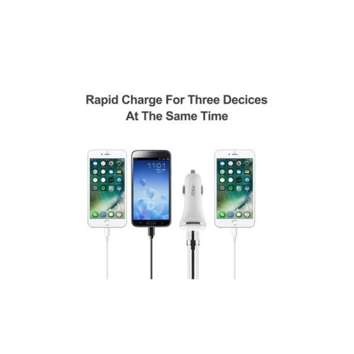 3 USB Ports Quick Charger for Android Device and iPhone