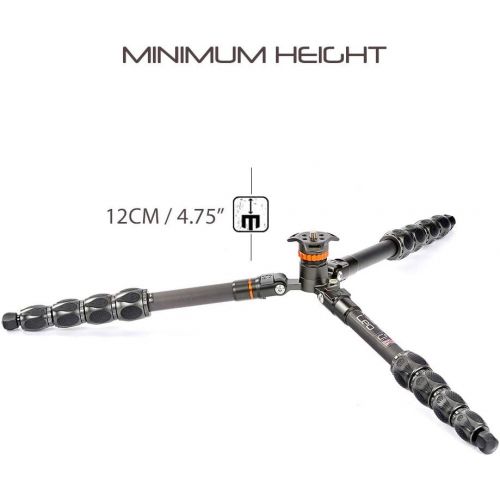  3 Legged Thing Eclipse Leo Carbon Fiber Travel Tripod (Gunmetal Gray)