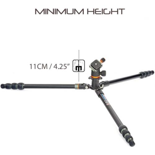  3 Legged Thing Travis Aluminum Travel Tripod with AirHed Neo Ball Head (Black)