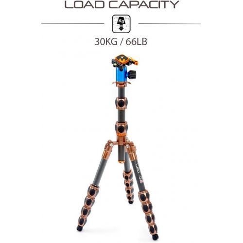  3 Legged Thing Leo Carbon Fiber Tripod w Equinox AirHed Switch Ball Head