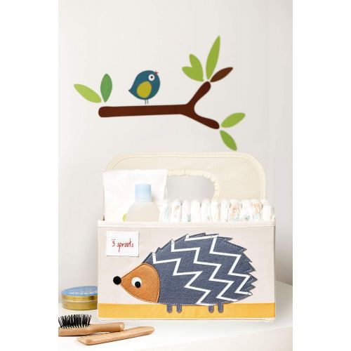  [아마존베스트]3 Sprouts Baby Diaper Caddy - Organizer Basket for Nursery