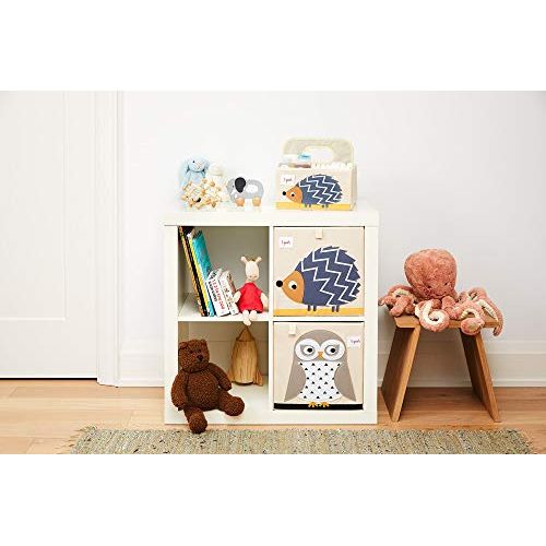  3 Sprouts Baby Diaper Caddy - Organizer Basket for Nursery, Hedgehog