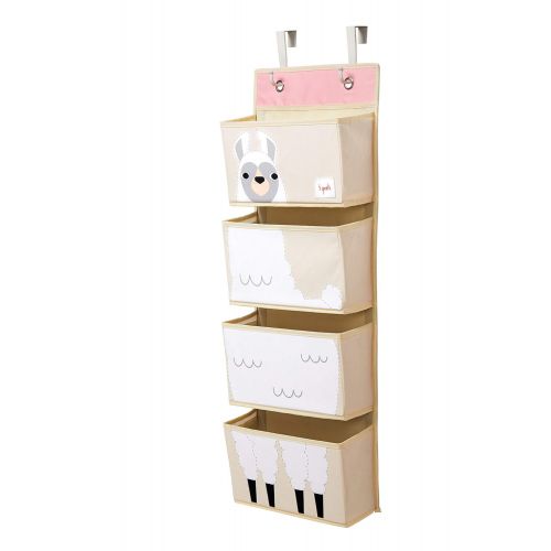  3 Sprouts Hanging Wall Organizer- Storage for Nursery and Changing Tables