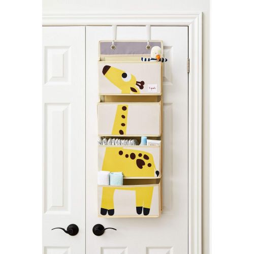  3 Sprouts Hanging Wall Organizer- Storage for Nursery and Changing Tables