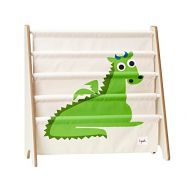 3 Sprouts Book Rack  Kids Storage Shelf Organizer Baby Room Bookcase Furniture, Dragon/Green