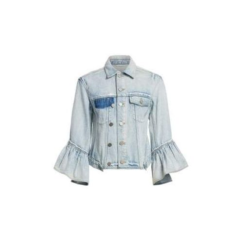  3.1 Phillip Lim Denim Ruffle Jacket