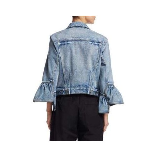  3.1 Phillip Lim Denim Ruffle Jacket