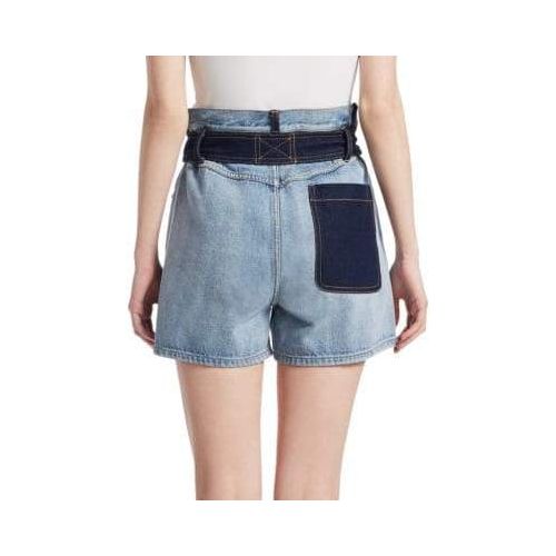  3.1 Phillip Lim Paper Bag Denim Shorts