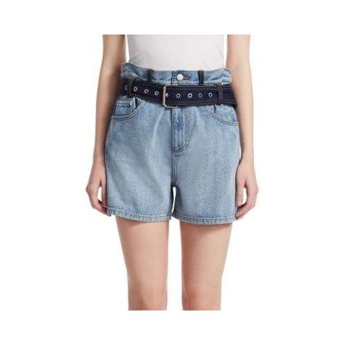  3.1 Phillip Lim Paper Bag Denim Shorts