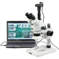 3.5X-180X Manufacturing 144-LED Zoom Stereo Microscope with 10MP Digital Camera by AmScope