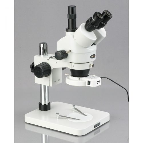  3.5X-180X Manufacturing 144-LED Zoom Stereo Microscope with 10MP Digital Camera by AmScope