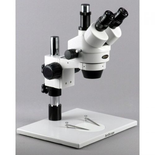  3.5X-45X Trinocular Inspection Microscope with Super Large Stand by AmScope