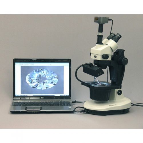  3.5X-45X Advanced Jewel Gem Stereo Zoom Microscope by AmScope