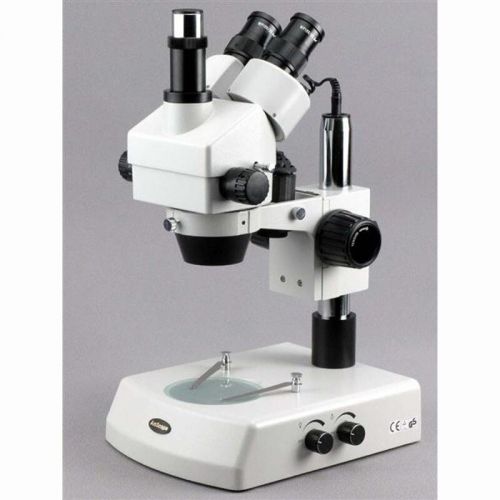  3.5X-90X Jewelry Gem Zoom Stereo Microscope with Dual Halogen Lights by AmScope