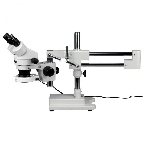  3.5x-90x Zoom Magnification Circuit Inspection Stereo Microscope with 80 LED Light by AmScope
