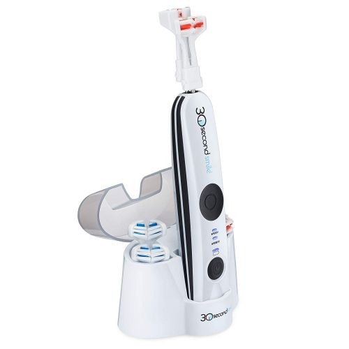  Electric Toothbrush, 30 Second Smile TSS300 White Electronic Power Rechargeable...