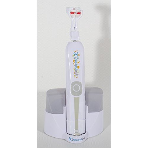  30 Second Smile - Best Travel Electric Toothbrush for Kids - Extra Soft Heads for Boys and Girls,...