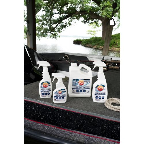  303 Products 303 (30306-6PK) Marine UV Protectant Spray for Vinyl, Plastic, Rubber, Fiberglass, Leather & More  Dust and Dirt Repellant - Non-Toxic, Matte Finish, 32 fl. oz., (Pack of 6)