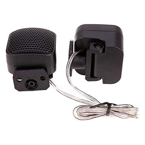  332PageAnn Car Portable Speaker Box, Waterproof Tweeter Speaker, 4ohm (1 Pair) Black, Universal for iPod, CD, MP3, MP4, MP5 etc.