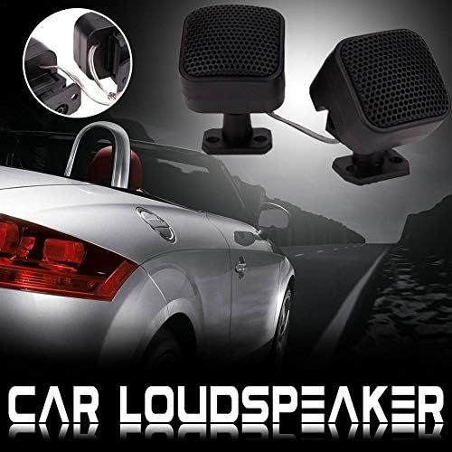  332PageAnn Car Portable Speaker Box, Waterproof Tweeter Speaker, 4ohm (1 Pair) Black, Universal for iPod, CD, MP3, MP4, MP5 etc.