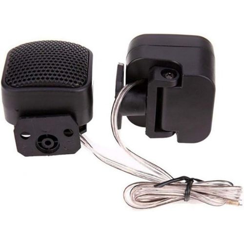  332PageAnn Car Portable Speaker Box, Waterproof Tweeter Speaker, 4ohm (1 Pair) Black, Universal for iPod, CD, MP3, MP4, MP5 etc.