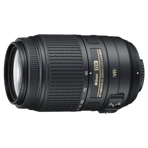  Nikon 55-300mm f4.5-5.6G ED VR AF-S DX Nikkor Zoom Lens for Nikon - Gray Market