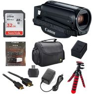 33rd Street Camera Canon Vixia HF R800 1080p HD Video Camera Camcorder (Black) with 32GB Card, Battery & Charger, Spider Tripod (Gorillapod), Case