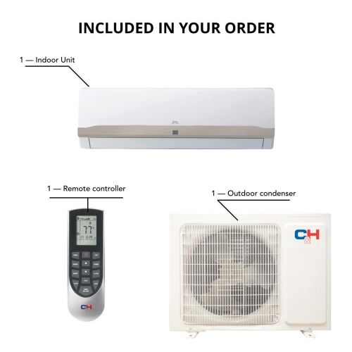  COOPER AND HUNTER 36000 BTU Ductless AC Mini Split Air Conditioner and Heat Pump 16 SEER